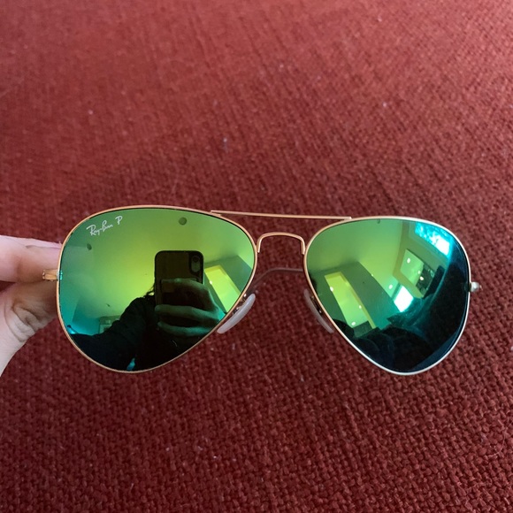 Green Aviator Flash Lenses - Picture 3 of 6